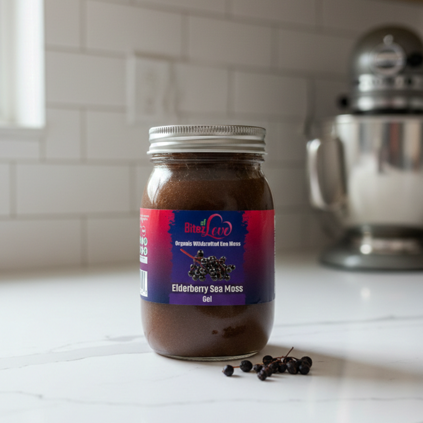 Bitez Wildcrafted Elderberry Sea Moss Gel