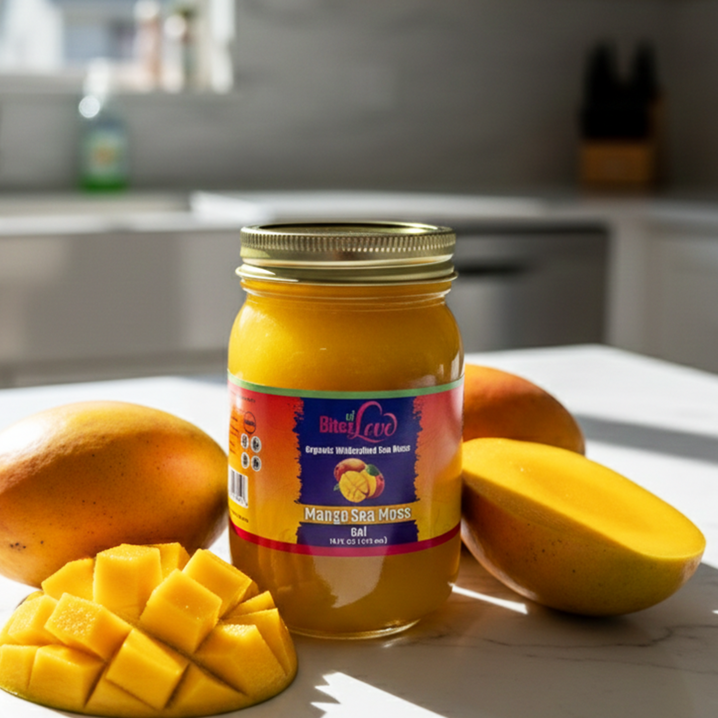 Bitez Wildcrafted Mango Sea Moss Gel