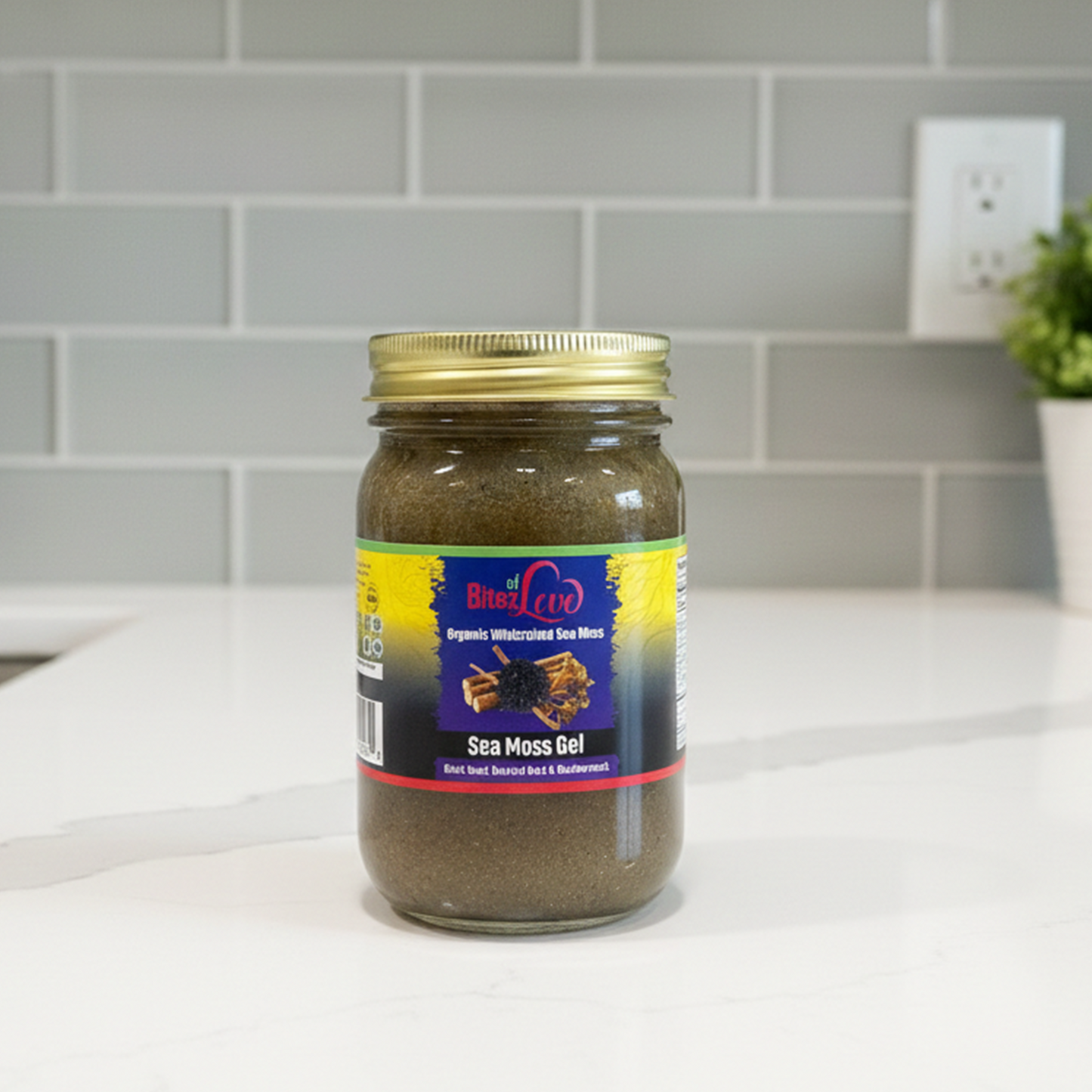 Bitez Wildcrafted Black Seed, Burdock Root, & Bladderwack Sea Moss Gel