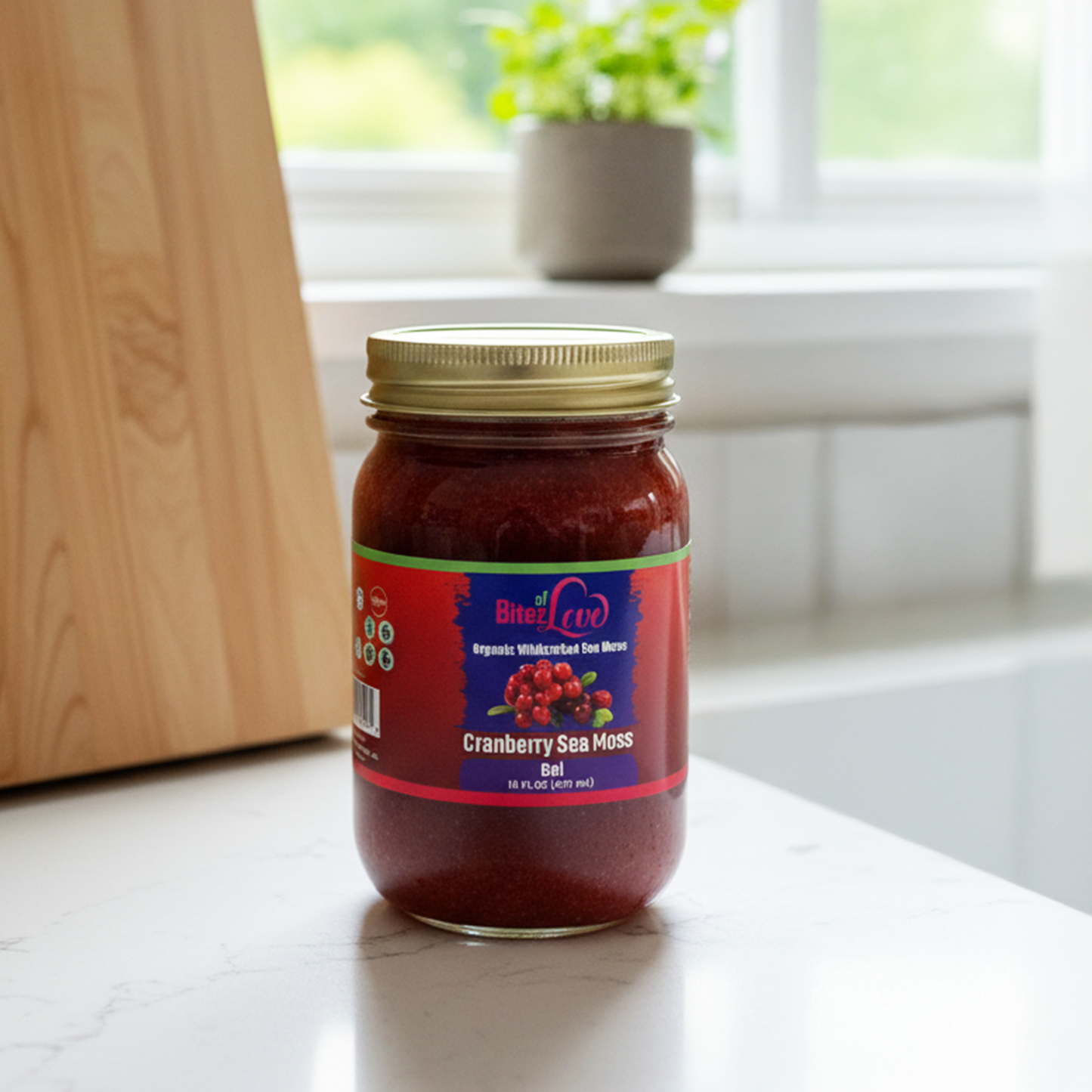 Bitez Wildcrafted Cranberry Sea Moss Gel