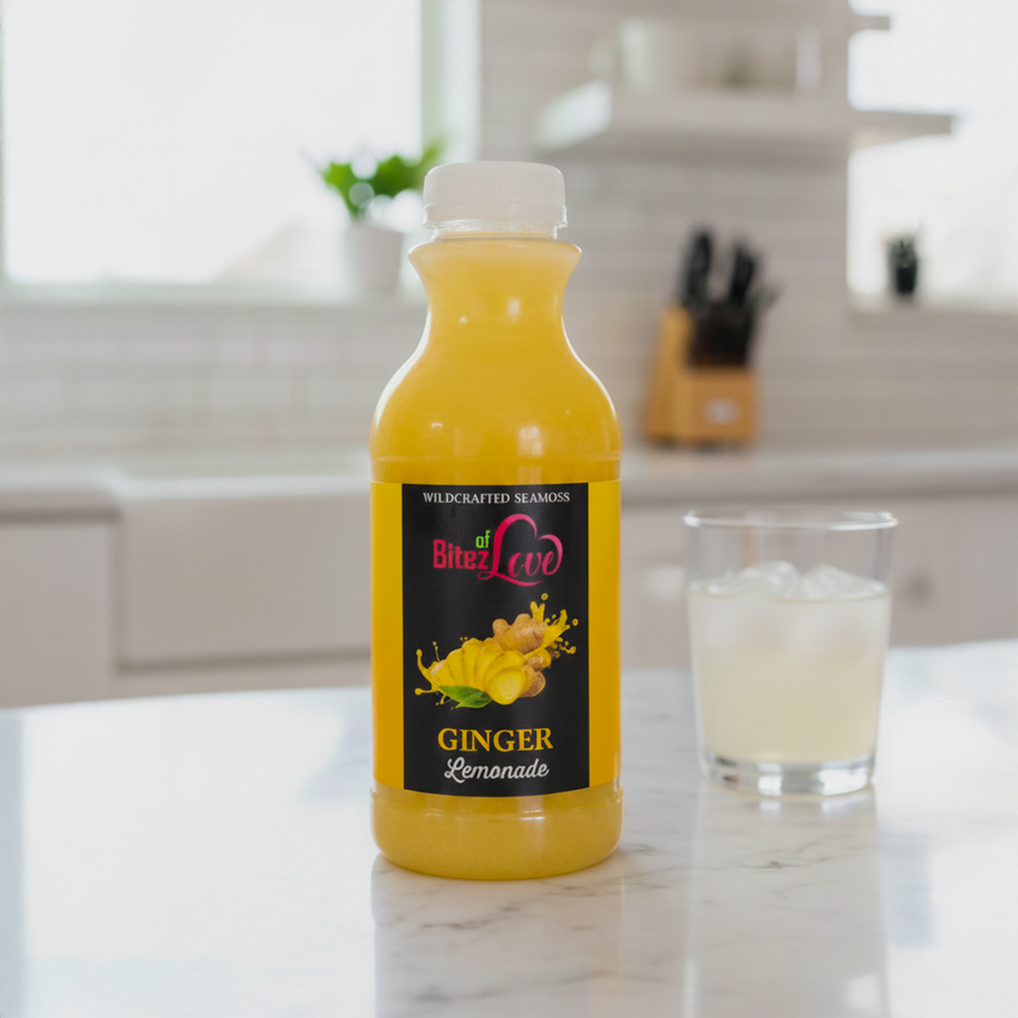 Bitez Wildcrafted Ginger Sea Moss Lemonade