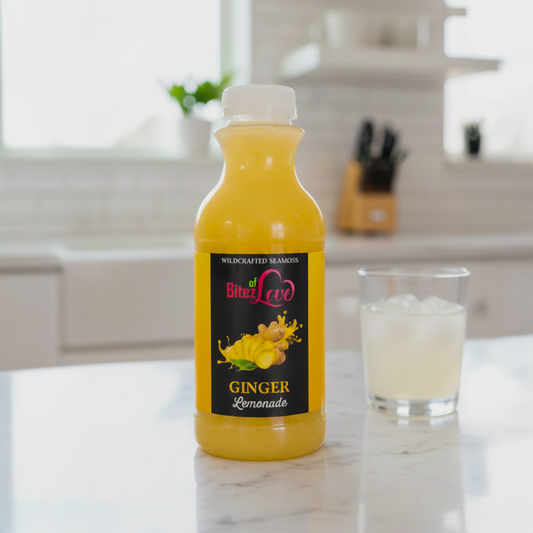 Bitez Wildcrafted Ginger Sea Moss Lemonade