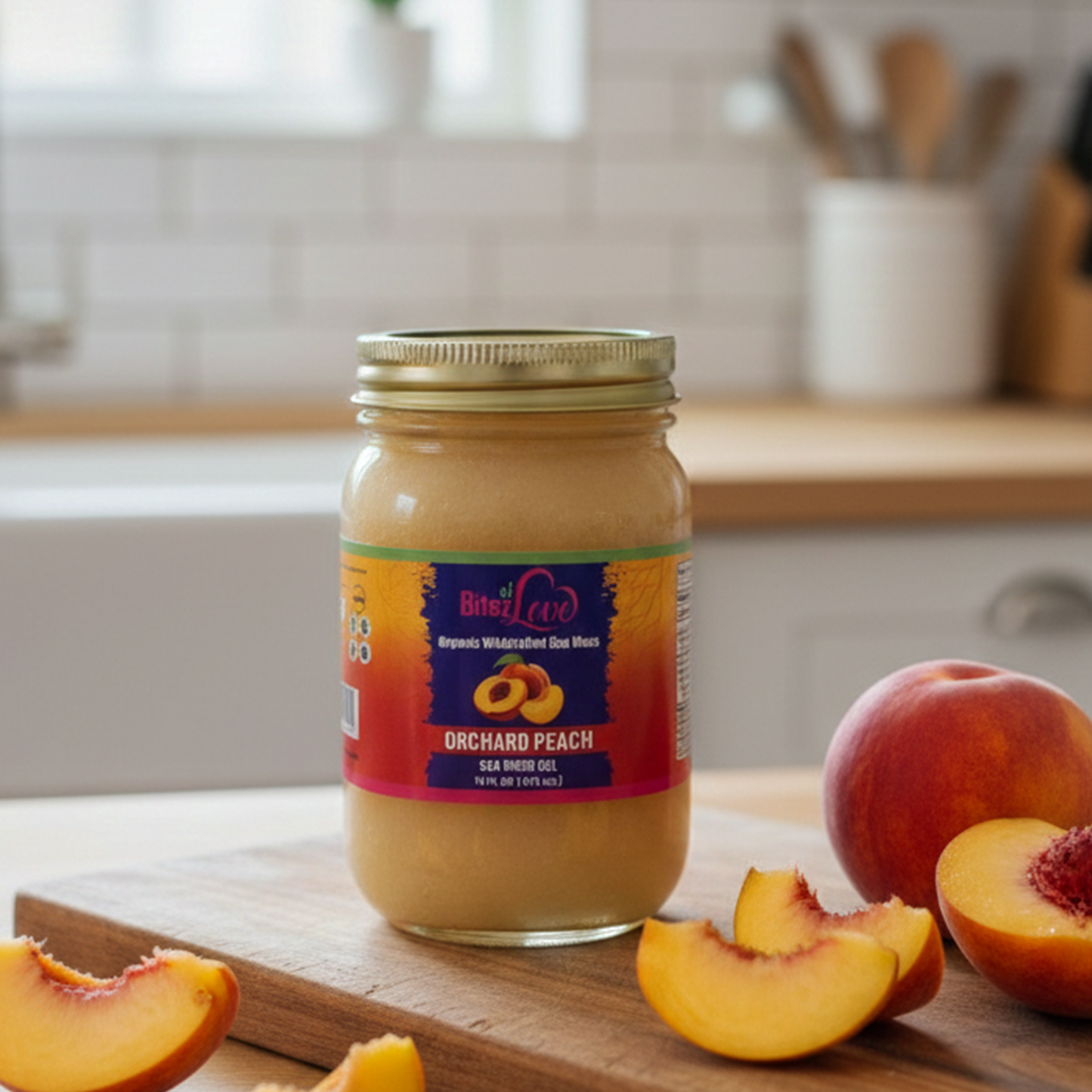 Bitez Wildcrafted Orchard Peach Sea Moss Gel