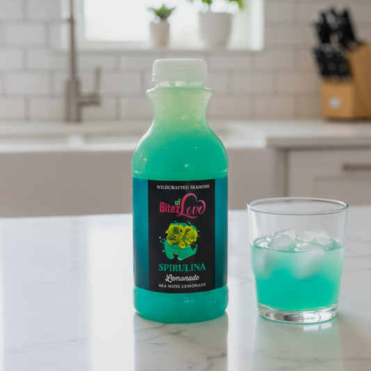 Bitez Wildcrafted Spirulina Sea Moss Lemonade