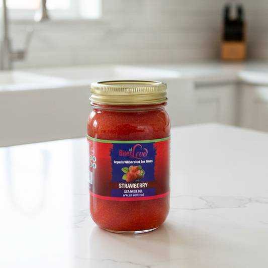 Bitez Wildcrafted Strawberry Sea Moss Gel